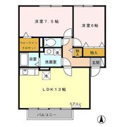 パルーシアの間取り画像