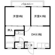 ハイツ白楊の間取り画像