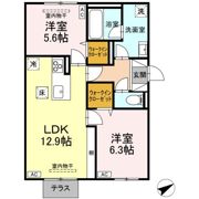 TORISIA大慈寺町 Aの間取り画像