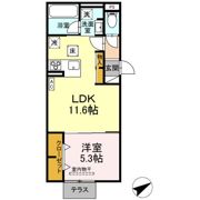 TORISIA大慈寺町 Bの間取り画像