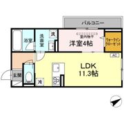 TORISIA大慈寺町 Bの間取り画像