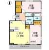 グランビア Bの間取り画像