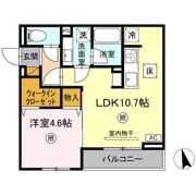 D-Invest東原A Aの間取り画像