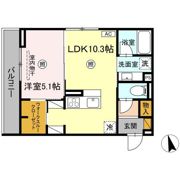 D-Invest東原A Aの間取り画像