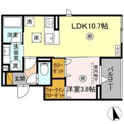 D-Invest東原B Bの間取り画像