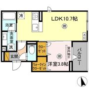 D-Invest東原B Bの間取り画像