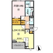 D-Invest東原B Bの間取り画像