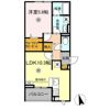 D-Invest東原B Bの間取り画像