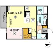 D-room姫子の間取り画像