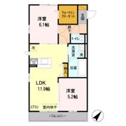 D-room西本郷の間取り画像