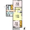 セレスティア中央 Ⅱの間取り画像