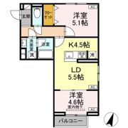 セレスティア中央 Ⅱの間取り画像