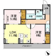 D Paina 鴨居Ⅱの間取り画像