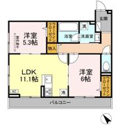 D Paina 鴨居Ⅱの間取り画像