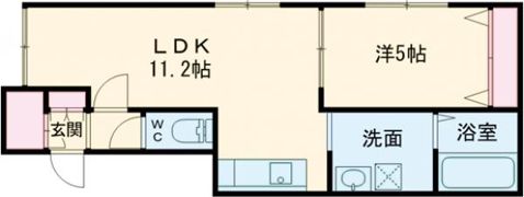 LANA Cの間取り画像
