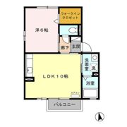 ホープM Ⅰ・Ⅱ Ⅰの間取り画像