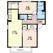 メゾン バリュージュ Bの間取り画像