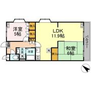 パティオス宇宿 B棟の間取り画像