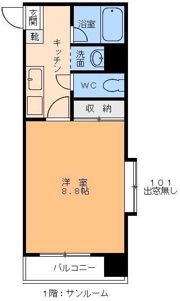 グレイスパル木屋町の間取り画像