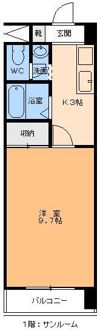 グレイスパル平和通の間取り画像