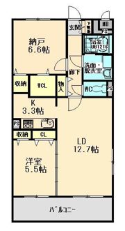 ミアカーサT．Gの間取り画像