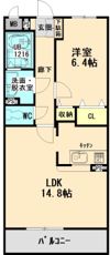サクラフルーリの間取り画像