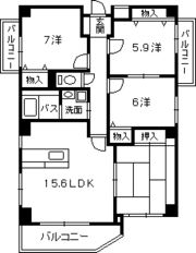 ラフォーレ古江の間取り画像