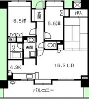 アーバンビュー渚ガーデン・タワーヴィレッジ1番館の間取り画像