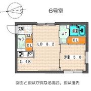 Posh桑園(ポッシュ桑園)の間取り画像