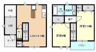 コートヤードの間取り画像