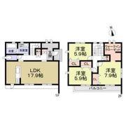 名東区高針二丁目戸建賃貸B棟の間取り画像