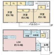 comodo八勝通の間取り画像