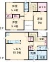 吉根貸戸建の間取り画像