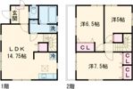 リーブルファイン川越町の間取り画像