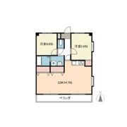 メゾン貴船C棟の間取り画像