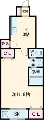 グレース沼垂東の間取り画像