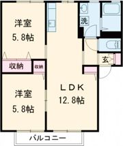 じゅりあん南台の間取り画像