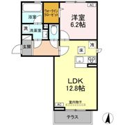 D-ROOM新白河 Ⅱの間取り画像