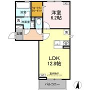 D-ROOM新白河 Ⅱの間取り画像