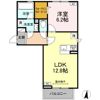 D-ROOM新白河 Ⅱの間取り画像