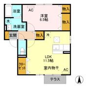 リビングタウン古河南 Eの間取り画像