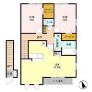 ローズコート・H D棟の間取り画像