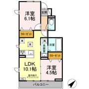 ライラックの間取り画像