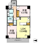 ホーリーホックの間取り画像