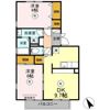 マリーライフ A/Bの間取り画像