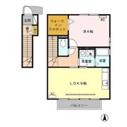 モナリエコート Aの間取り画像