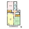 セジュール南 Aの間取り画像