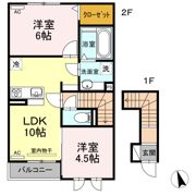 レイワール平川 Aの間取り画像