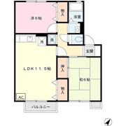 エスポワール 2棟の間取り画像