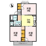 東山ハイツ B棟の間取り画像